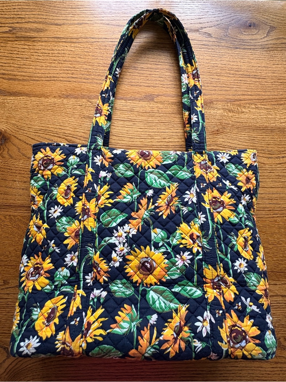 Vera Bradley Vera Tote Bag retired Sunflowers print - very clean! - Picture 5 of 16